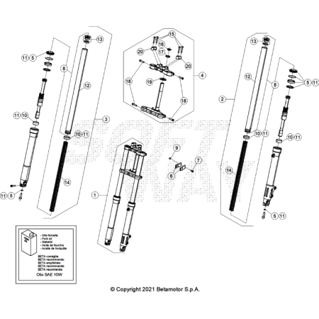 FOURCHE MOTARD RR 2T 50 X...